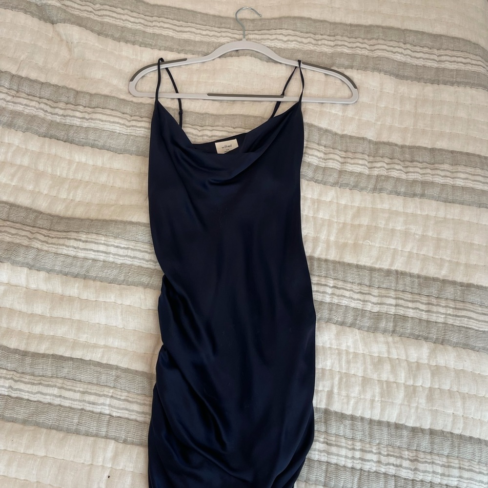 WILFRED ONLY RUCHED SLIP DRESS - Picture 3 of 4
